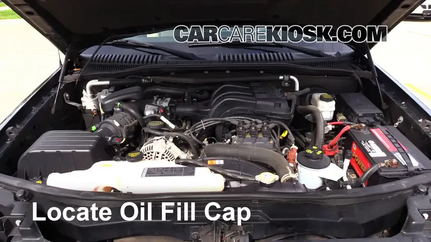 2008 Ford Explorer Sport Trac XLT 4.0L V6 Oil Add Oil